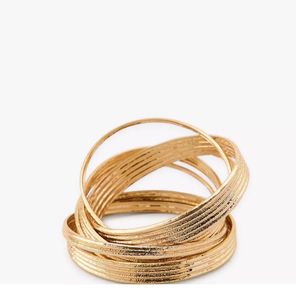 Zara NWT 7 pack of bracelets gold 4736/220